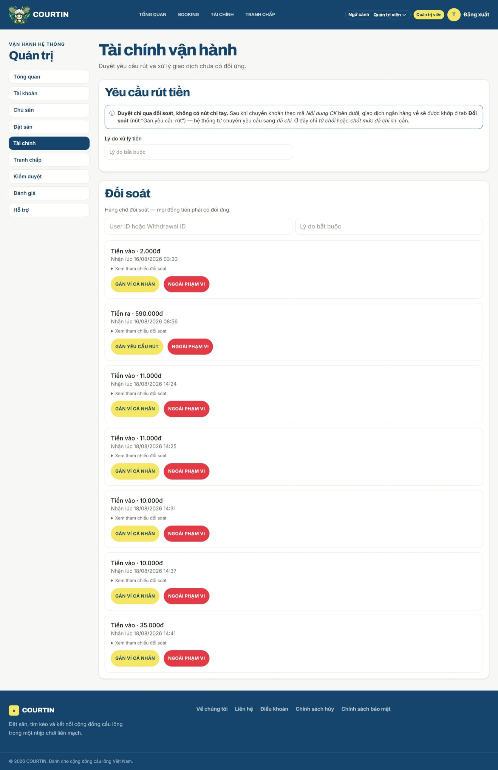 Courtin — Badminton Community & Online Booking Platform preview — view 5