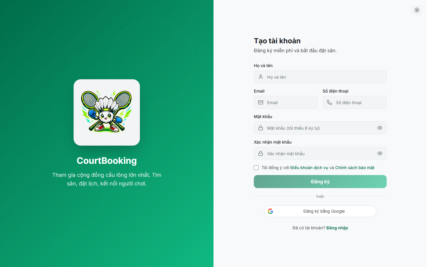 Badminton Court Management System 2