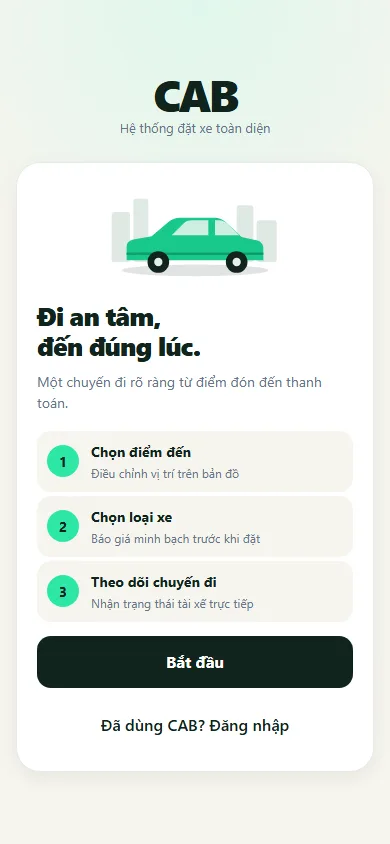 CAB — Ride Booking System