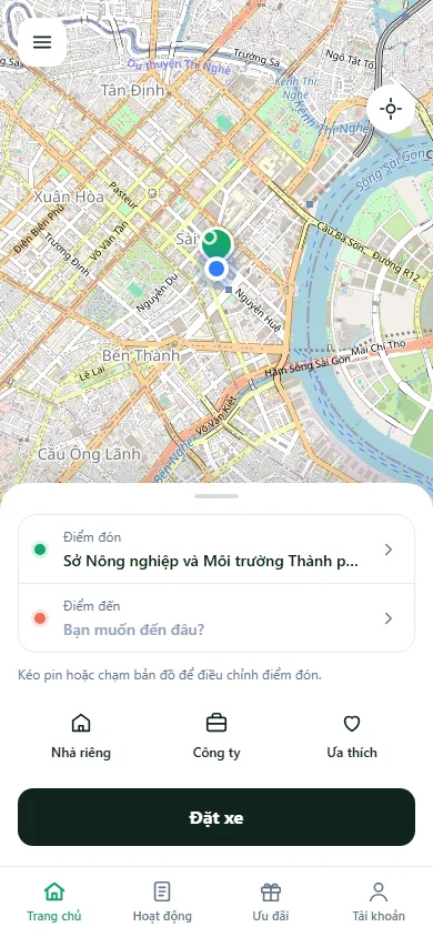 CAB — Ride Booking System 2
